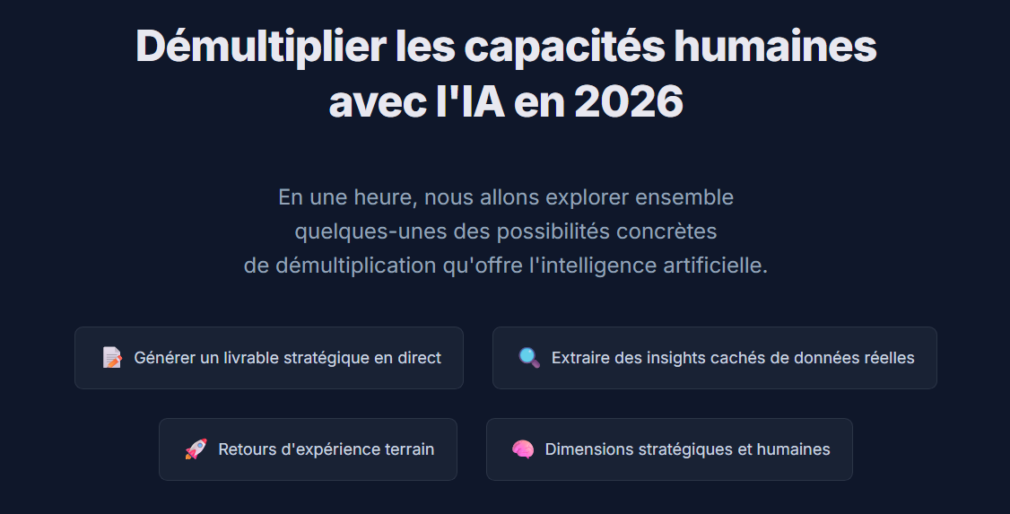 Démultiplier les capacités humaines avec l'IA